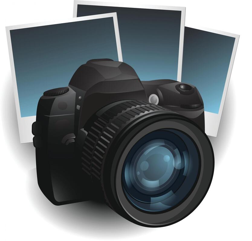 camera photographs colored logo
